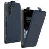 Kwmobile tok Samsung Galaxy A54 5G-hez, sötétkék, öko-bőr/szilikon, KWM000018TT002C