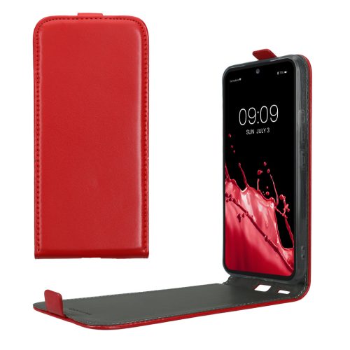 Kwmobile tok Samsung Galaxy A54 5G-hez, piros, öko-bőr/szilikon, KWM000018TT003C