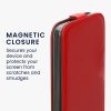Kwmobile tok Samsung Galaxy A54 5G-hez, piros, öko-bőr/szilikon, KWM000018TT003C