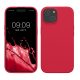 Kwmobile tok Apple iPhone 15-höz, rózsaszín, szilikon, KWM000020CA011C