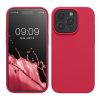 Kwmobile tok Apple iPhone 15 Pro készülékhez, rózsaszín, szilikon, KWM000020CC037C