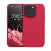 Kwmobile tok Apple iPhone 15 Pro készülékhez, rózsaszín, szilikon, KWM000020CC037C
