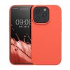 Kwmobile tok Apple iPhone 15 Pro készülékhez, rózsaszín, szilikon, KWM000020CC038C