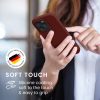 Kwmobile tok Apple iPhone 15 Pro készülékhez, sötétpiros, szilikon, KWM000020CC040C