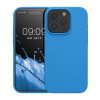 Kwmobile tok Apple iPhone 15 Pro készülékhez, kék, szilikon, KWM000020CC044C