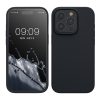 Kwmobile tok Apple iPhone 15 Pro készülékhez, sötétkék, szilikon, KWM000020CC045C