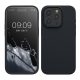 Kwmobile tok Apple iPhone 15 Pro készülékhez, sötétkék, szilikon, KWM000020CC045C