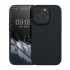 Kwmobile tok Apple iPhone 15 Pro készülékhez, sötétkék, szilikon, KWM000020CC045C