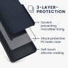 Kwmobile tok Apple iPhone 15 Pro készülékhez, sötétkék, szilikon, KWM000020CC045C