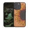 Kwmobile tok Apple iPhone 15 Pro Max készülékhez, többszínű, fa/szilikon, KWM000020EJ002C