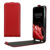 Kwmobile tok Samsung Galaxy A15 5G-hez, piros, öko-bőr/szilikon, KWM000021OM003C