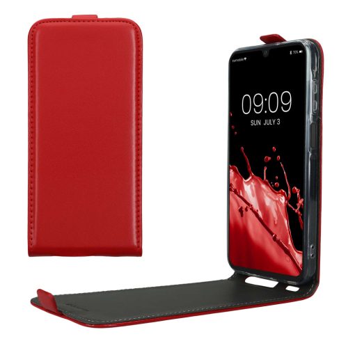 Kwmobile tok Samsung Galaxy A15 5G-hez, piros, öko-bőr/szilikon, KWM000021OM003C