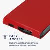 Kwmobile tok Samsung Galaxy A15 5G-hez, piros, öko-bőr/szilikon, KWM000021OM003C