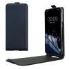 Kwmobile tok Samsung Galaxy A55 5G-hez, sötétkék, öko-bőr/szilikon, KWM000021OP002C