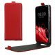 Kwmobile tok Samsung Galaxy A55 5G-hez, piros, öko-bőr/szilikon, KWM000021OP003C
