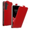 Kwmobile tok Samsung Galaxy A55 5G-hez, piros, öko-bőr/szilikon, KWM000021OP003C
