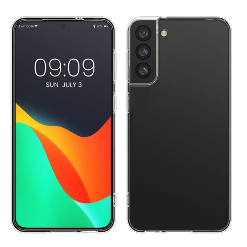 Kwmobile tok Samsung Galaxy S21-hez, átlátszó, szilikon, KWM000021VY001C