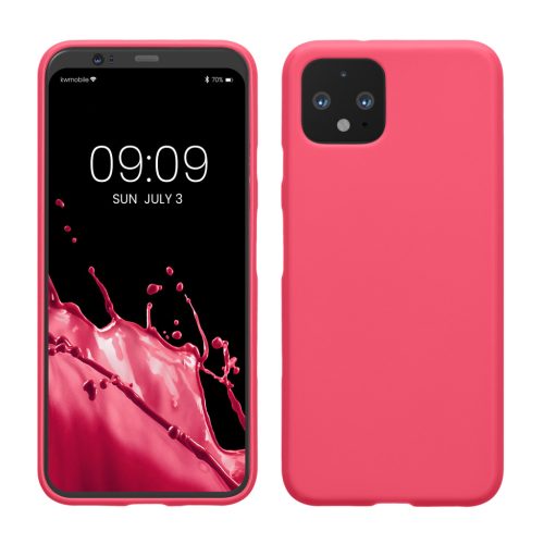 Kwmobile Google Pixel 4 tok, rózsaszín, szilikon, KWM000010ON015C