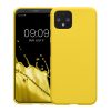 Kwmobile Google Pixel 4 tok, sárga, szilikon, KWM000010ON016C
