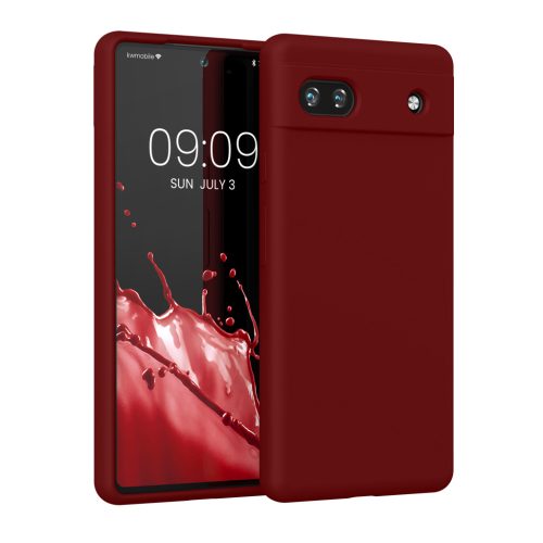Kwmobile Google Pixel 6a tok, piros, szilikon, KWM000015FZ060C
