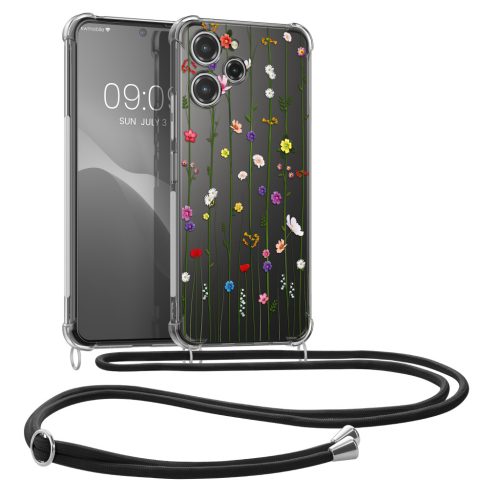 Kwmobile tok nyakpánttal Xiaomi Redmi 12-höz, többszínű, szilikon, KWM0000209P003C
