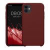 Kwmobile Apple iPhone 11 tok, sötétpiros, szilikon, KWM000010EY113C