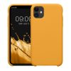 Kwmobile tok Apple iPhone 11-hez, narancssárga, szilikon, KWM000010EY114C