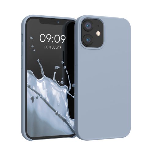 Kwmobile tok Apple iPhone 12 Mini készülékhez, világoskék, szilikon, KWM000011JO069C
