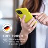 Kwmobile tok Apple iPhone 12 Mini készülékhez, sárga, szilikon, KWM000011JO070C