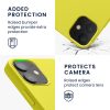 Kwmobile tok Apple iPhone 12 Mini készülékhez, sárga, szilikon, KWM000011JO070C