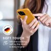 Kwmobile tok Apple iPhone 13 Pro készülékhez, narancssárga, szilikon, KWM000013OX050C
