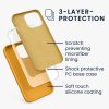 Kwmobile tok Apple iPhone 13 Pro készülékhez, narancssárga, szilikon, KWM000013OX050C