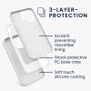 Kwmobile tok Apple iPhone 13 Pro készülékhez, fehér, szilikon, KWM000013OX051C