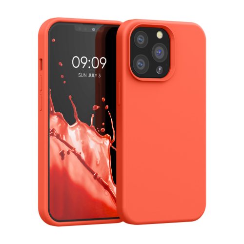 Kwmobile tok Apple iPhone 13 Pro készülékhez, rózsaszín, szilikon, KWM000013OX052C