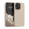 Kwmobile tok Apple iPhone 13 Pro készülékhez, krémszínű, szilikon, KWM000013OX053C