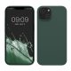 Kwmobile tok Apple iPhone 14-hez, sötétzöld, szilikon, KWM000016NI050C
