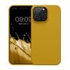 Kwmobile tok Apple iPhone 14 Pro Max készülékhez, sárga, szilikon, KWM000016NL046C