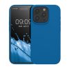 Kwmobile tok Apple iPhone 15 Pro készülékhez, kék, szilikon, KWM000020CC046C