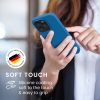 Kwmobile tok Apple iPhone 15 Pro készülékhez, kék, szilikon, KWM000020CC046C