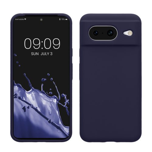Kwmobile Google Pixel 8 tok, sötétkék, szilikon, KWM000020JF038C