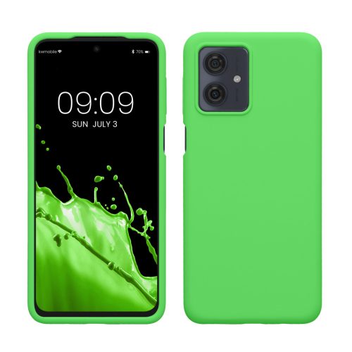 Kwmobile tok Motorola Moto G54-hez, zöld, szilikon, KWM000022NF010C