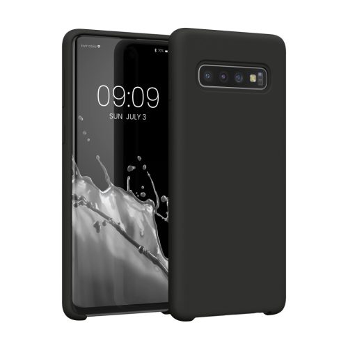 Kwmobile tok Samsung Galaxy S10 készülékhez, sötétszürke, szilikon, KWM000009QK056C
