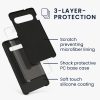 Kwmobile tok Samsung Galaxy S10 készülékhez, sötétszürke, szilikon, KWM000009QK056C