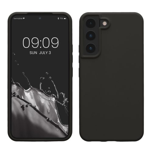 Kwmobile tok Samsung Galaxy S22-höz, sötétszürke, szilikon, KWM000014GR078C