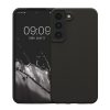 Kwmobile tok Samsung Galaxy S22-höz, sötétszürke, szilikon, KWM000014GR078C