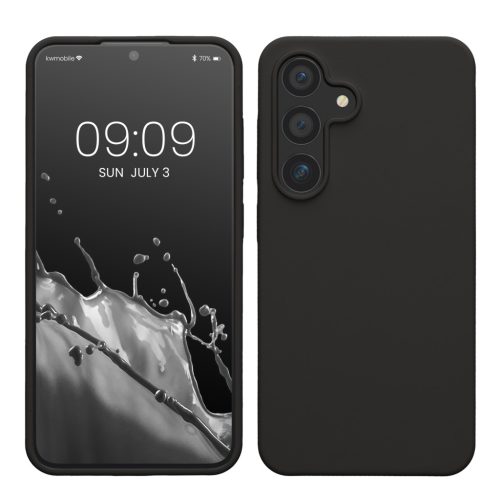 Kwmobile tok Samsung Galaxy S24-hez, sötétszürke, szilikon, KWM000021KW019C
