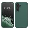 Kwmobile tok Samsung Galaxy S24-hez, zöld, szilikon, KWM000021KW023C