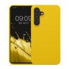 Kwmobile tok Samsung Galaxy S24 FE-hez, sárga, szilikon, KWM000021WA008C