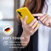 Kwmobile tok Samsung Galaxy S24 FE-hez, sárga, szilikon, KWM000021WA008C