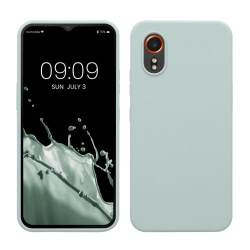 Kwmobile tok Samsung Galaxy Xcover 7-hez, világoszöld, szilikon, KWM000021WB013C